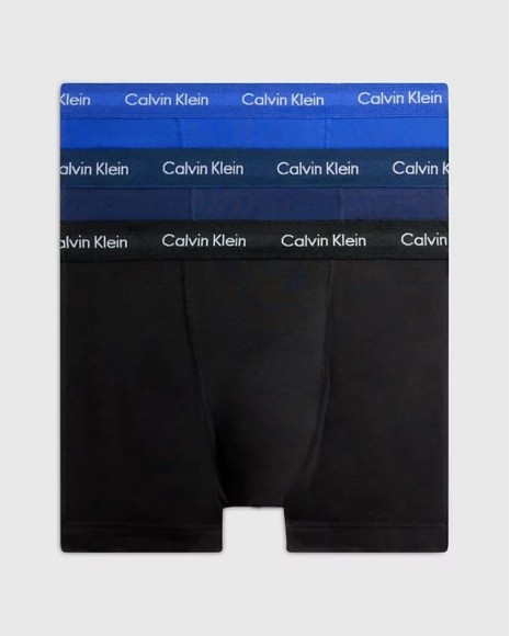 Cueca Boxer Hombre CALVIN KLEIN Multicolor 0000U2664G4KU 3P LR TRUNK