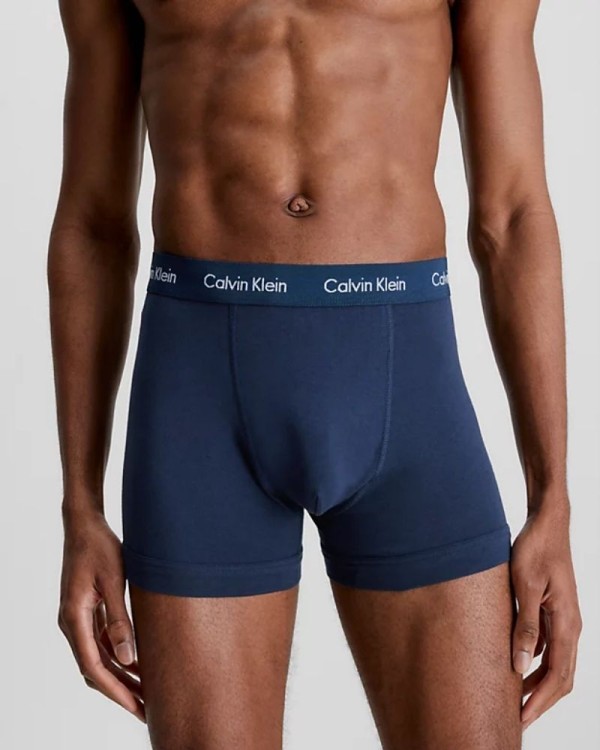 Cueca Boxer Hombre CALVIN KLEIN Multicolor 0000U2664G4KU 3P LR TRUNK
