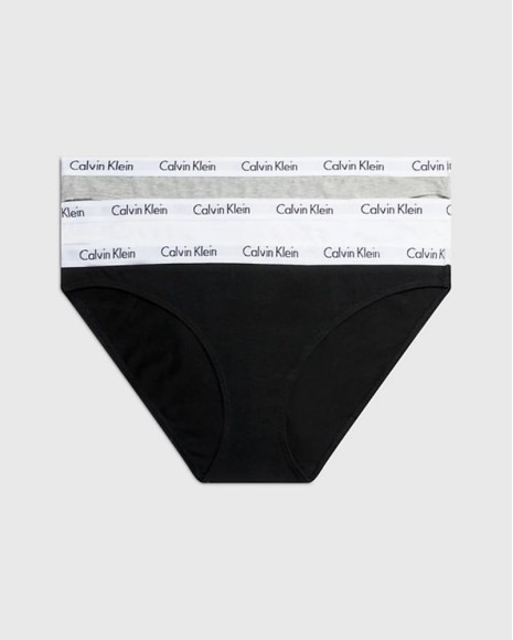 Roupa Interior Parte de Baixo Mulher CALVIN KLEIN Preto 000QD3588E 3P Biquíni