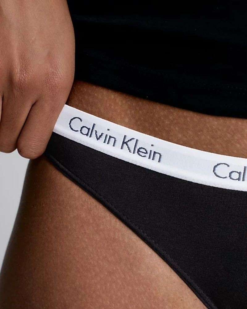  Ropa interior Partes de abajo Mujer CALVIN KLEIN Negro 000QD3588E 3P BIKINI