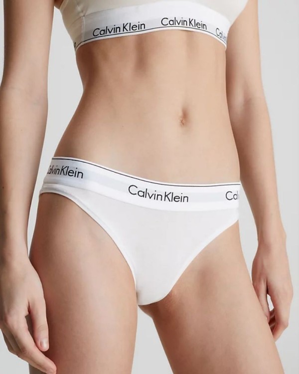 Cueca Biquíni Mulher CALVIN KLEIN Branco 0000F3787E BIKINI