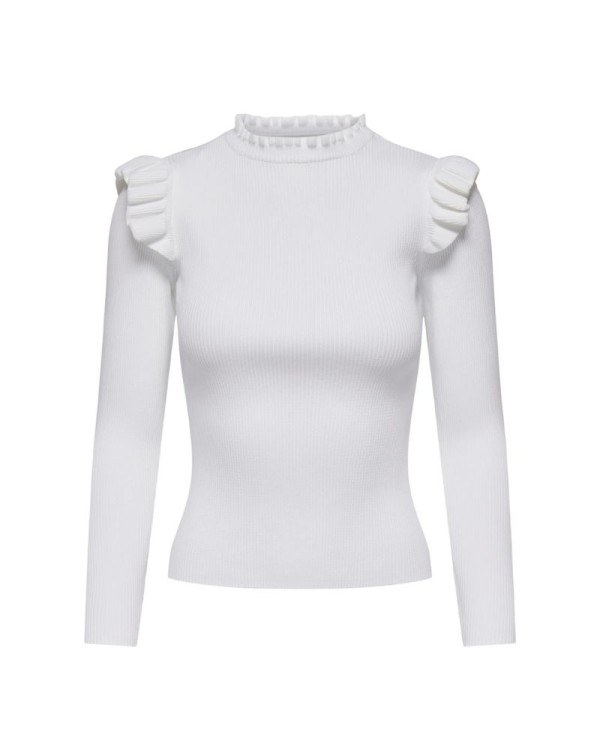 SÓ VESTIR 15262455 SIA Camisola Manga comprida Mulher Branco