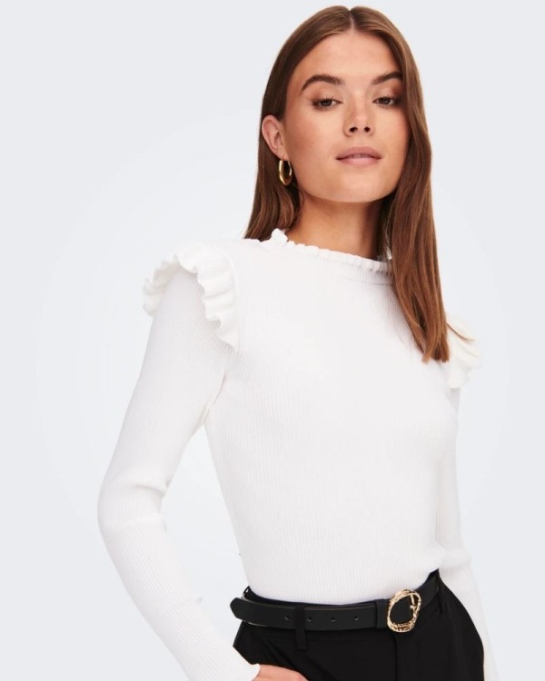 SÓ VESTIR 15262455 SIA Camisola Manga comprida Mulher Branco