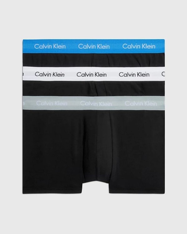 Cuecas Boxer Hombre CALVIN KLEIN Preto 0000U2664GCAZ LOW RISE TRUNK 3PK