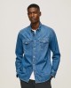 PEPE JEANS HAMMOND PM307509 Camisas Manga larga Hombre Azul
