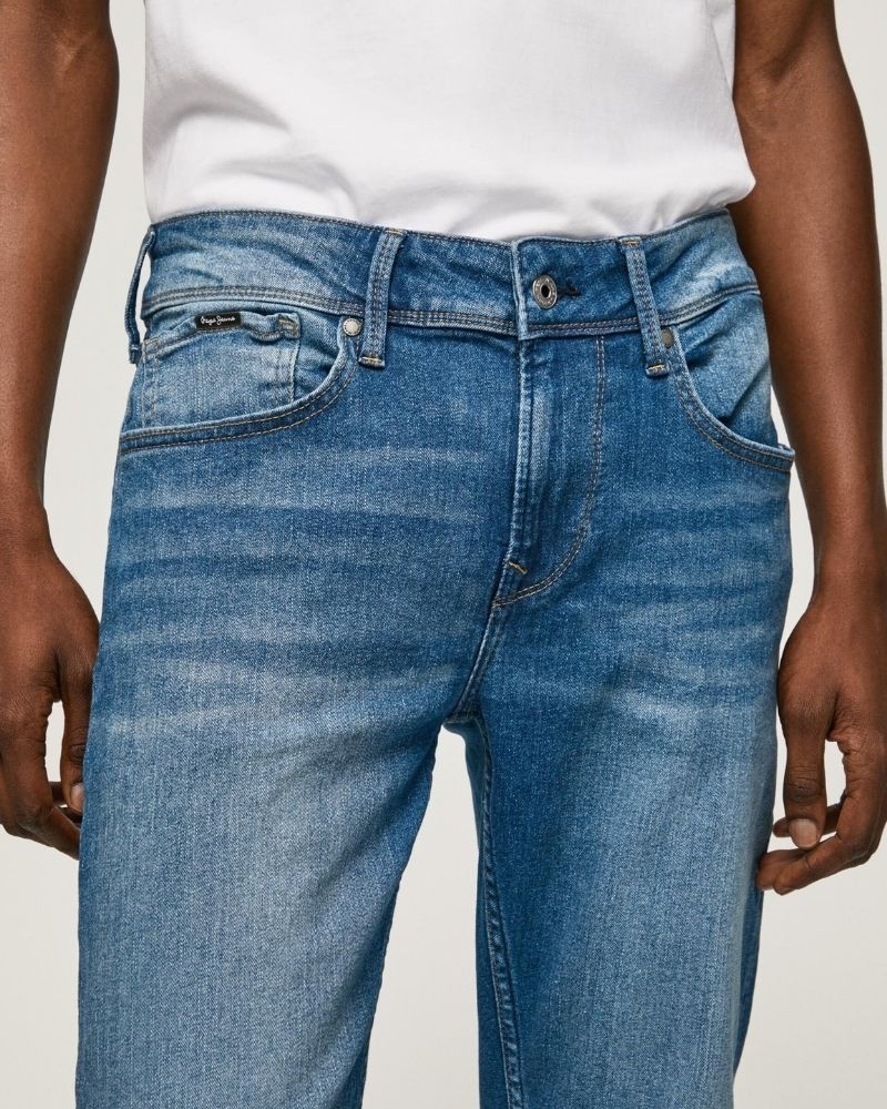 PEPE JEANS PM206321DN8 FINSBURY Calças de Ganga Longas Homem Azul