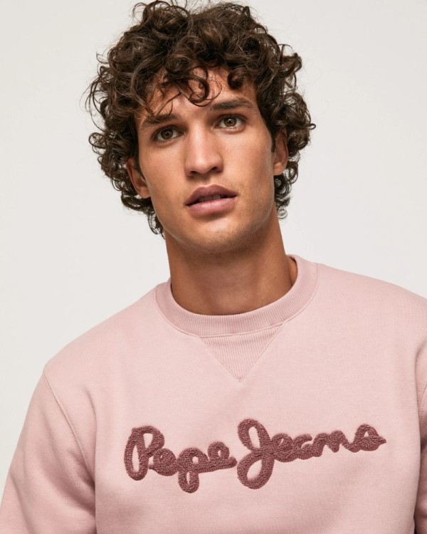 PEPE JEANS PM582327 RYAN CREW  Sudaderas Manga larga Sin capucha Hombre Rosa