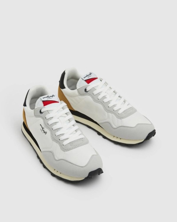 PEPE JEANS PMS30945 NATCH MALE Sapatilhas Baixas Homem Branco
