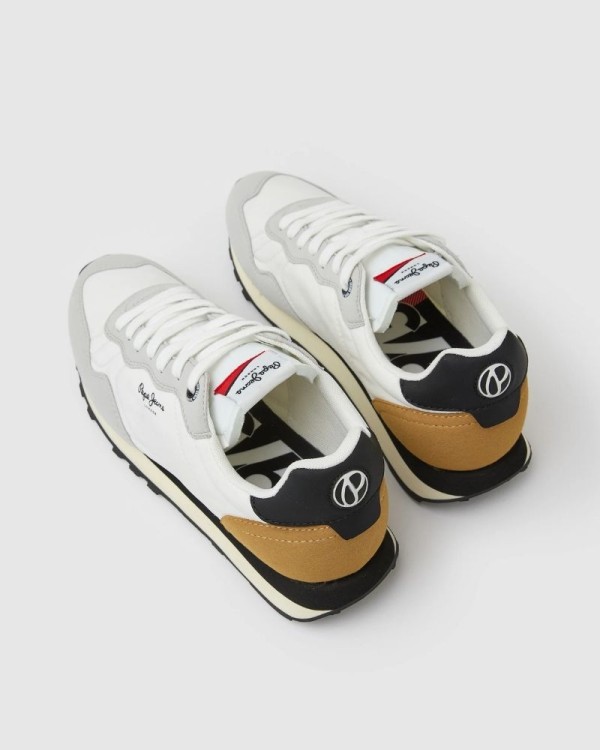 PEPE JEANS PMS30945 NATCH MALE Zapatillas Bajas Hombre Blanco