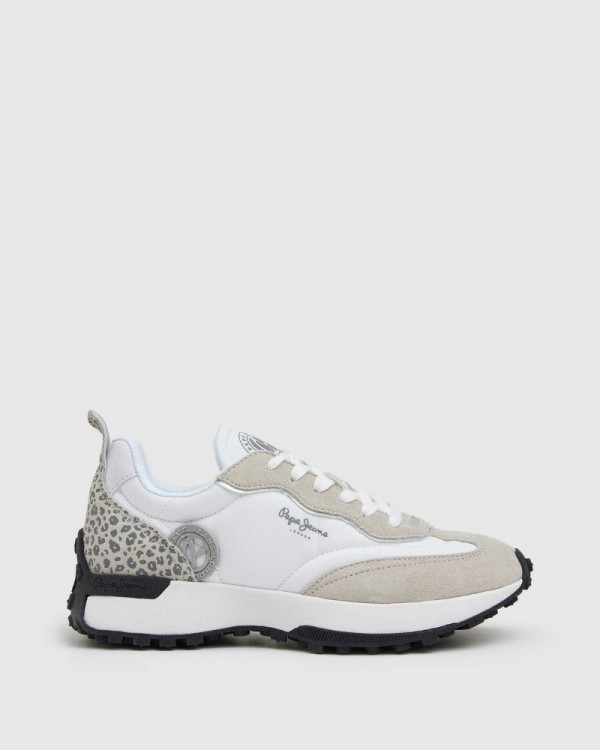 PEPE JEANS PLS31486 LUCKY LEO Sapatilhas Baixas Mulher Branco