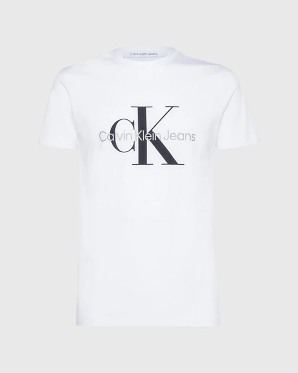 CALVIN KLEIN J30J320935YAF T-shirts Manga Curta Homem Branco