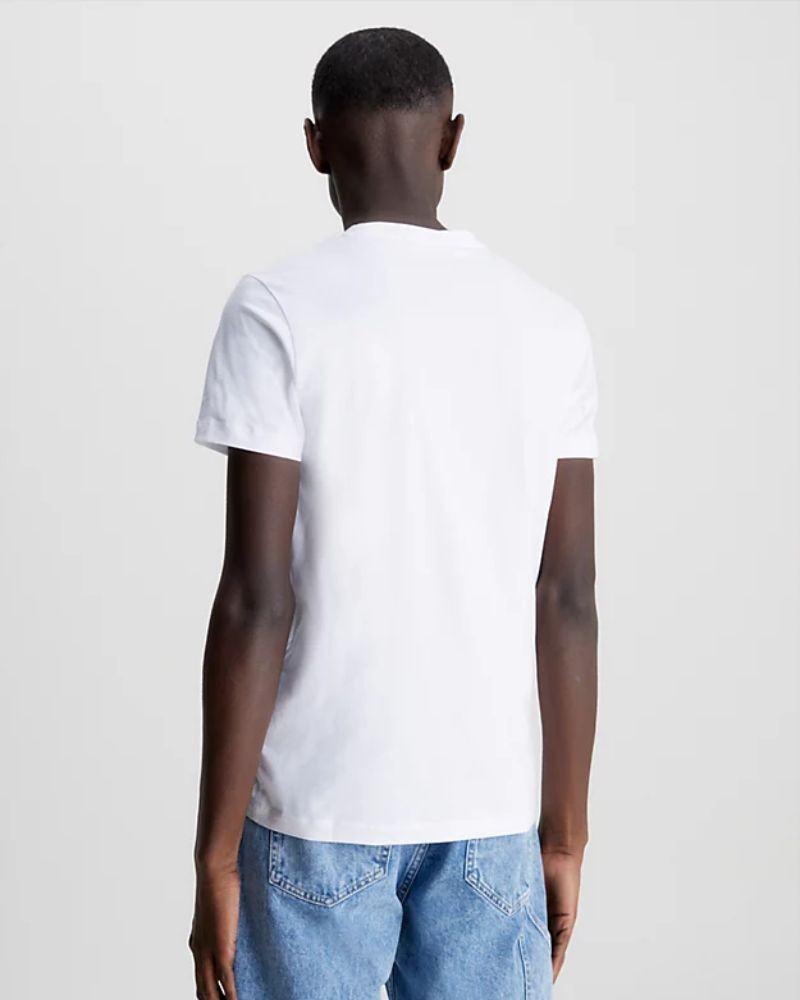 CALVIN KLEIN J30J320935YAF T-shirts Manga Curta Homem Branco