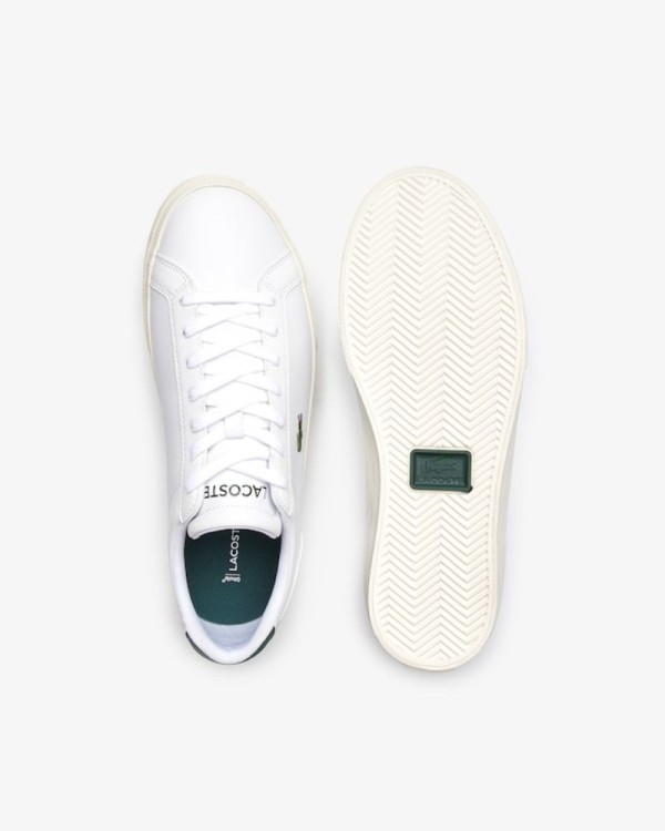 zapatillas blancas de vestir hombre lacoste