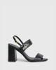 CALVIN KLEIN HW0HW01486BEH Sandalias Fiesta Abiertas Mujer Negro