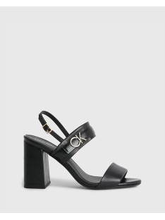 CALVIN KLEIN HW0HW01486BEH Sandalias Fiesta Abiertas Mujer Negro