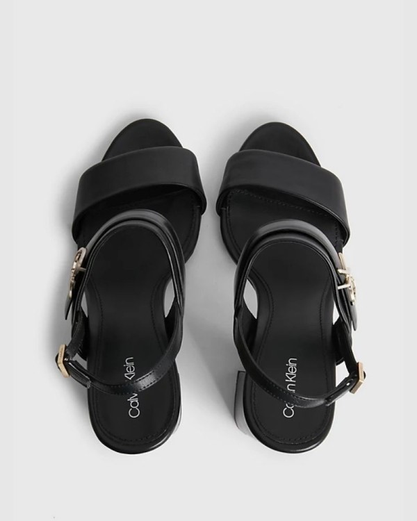 CALVIN KLEIN HW0HW01486BEH Sandalias Fiesta Abiertas Mujer Negro