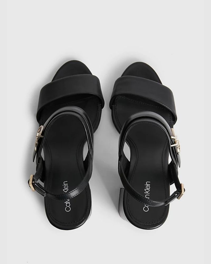 CALVIN KLEIN HW0HW01486BEH Sandalias Fiesta Abiertas Mujer Negro