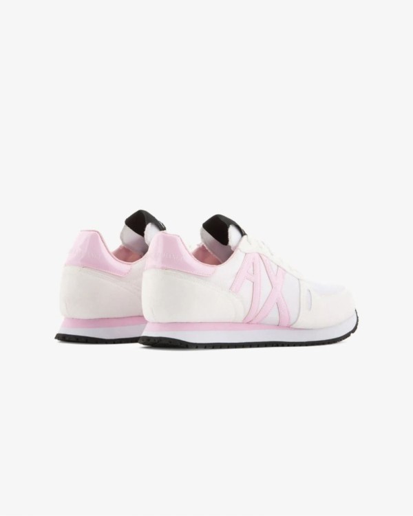 Sapatilhas brancas de mulher para vestir ARMANI EXCHANGE RIO S264 XDX031 XCC62