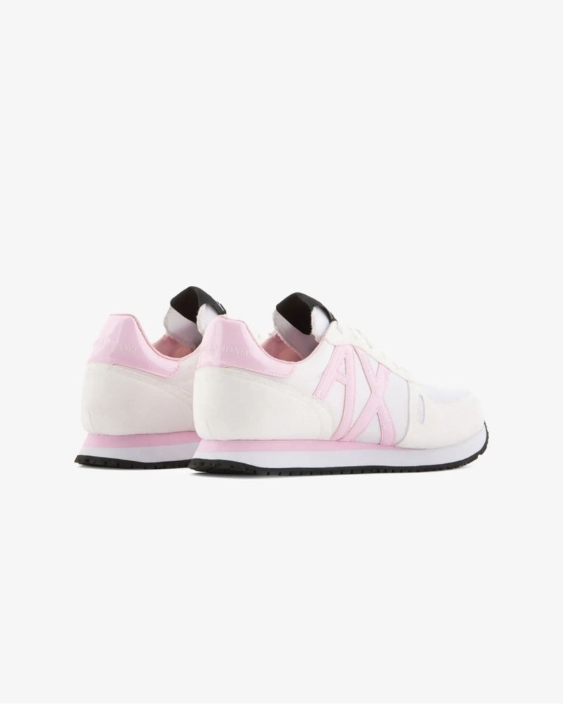 Sapatilhas brancas de mulher para vestir ARMANI EXCHANGE RIO S264 XDX031 XCC62
