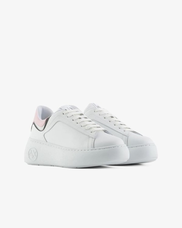 Zapatillas blancas mujer para vestidos ARMANI EXCHANGE SUPER 00152 XDX108 XV635
