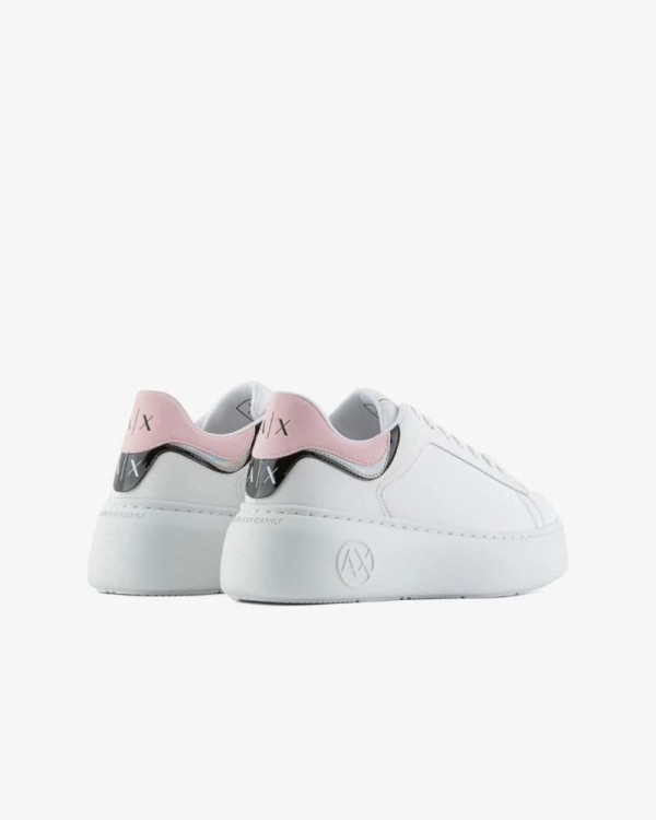 Zapatillas blancas mujer para vestidos ARMANI EXCHANGE SUPER 00152 XDX108 XV635
