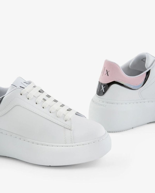 Zapatillas blancas mujer para vestidos ARMANI EXCHANGE SUPER 00152 XDX108 XV635