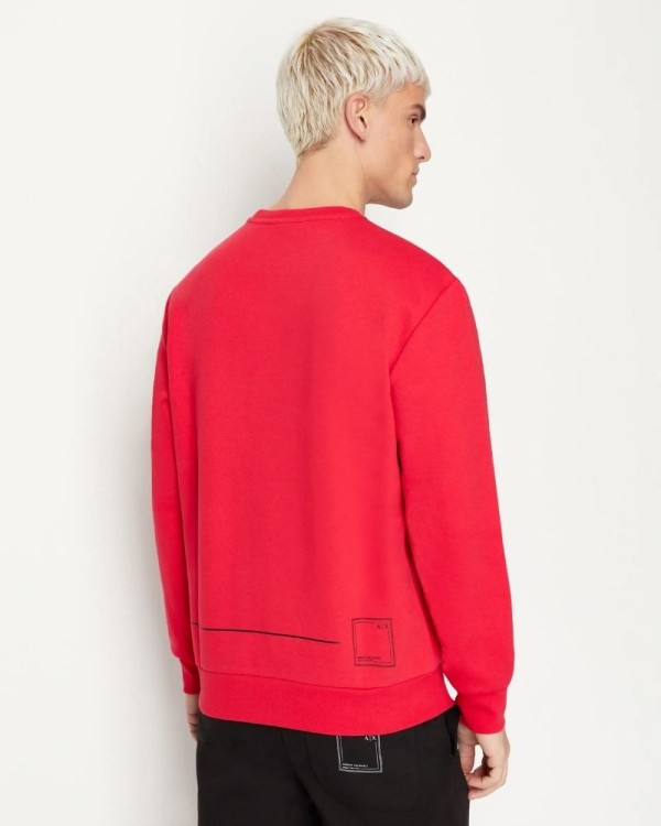 ARMANI EXCHANGE 3RZMBC ZJCAZ Camisolas Manga comprida Homem Vermelho
