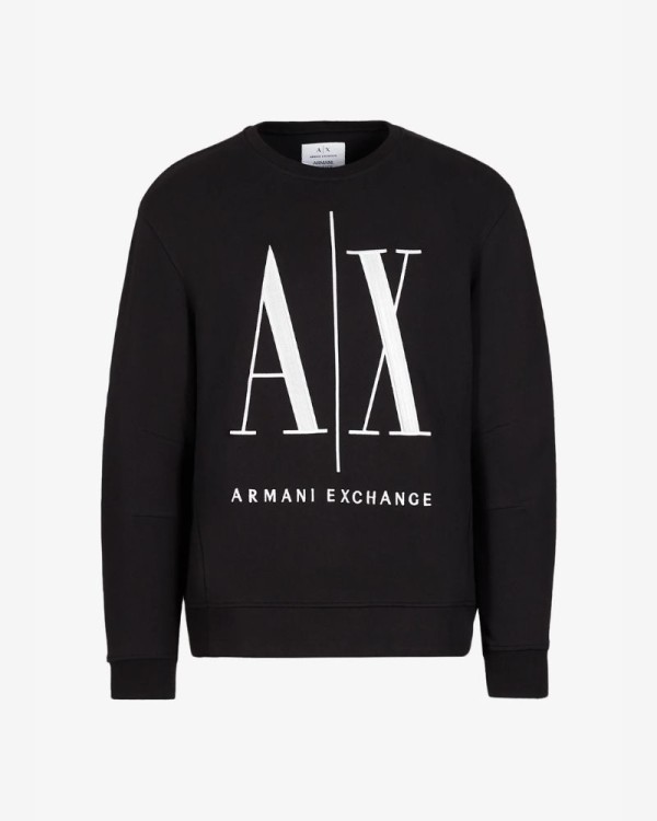 ARMANI EXCHANGE 8NZMPA ZJ1ZZ Sudaderas Manga larga Sin capucha Hombre Negro