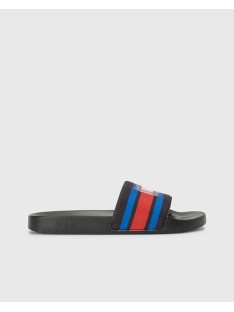  Sandalias Chancletas Hombre TOMMY HILFIGER Negro EM0EM01111BDS