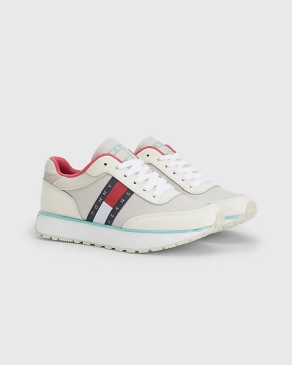 TOMMY HILFIGER EN0EN02054YBI Zapatillas Bajas Mujer Blanco