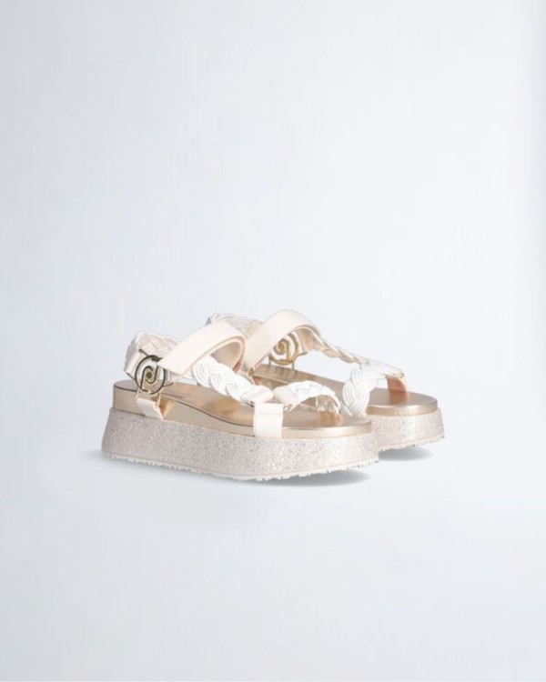 LIUJO SA3021EX014S3026 FRIDA 20  Sandalias Abiertas Mujer Blanco