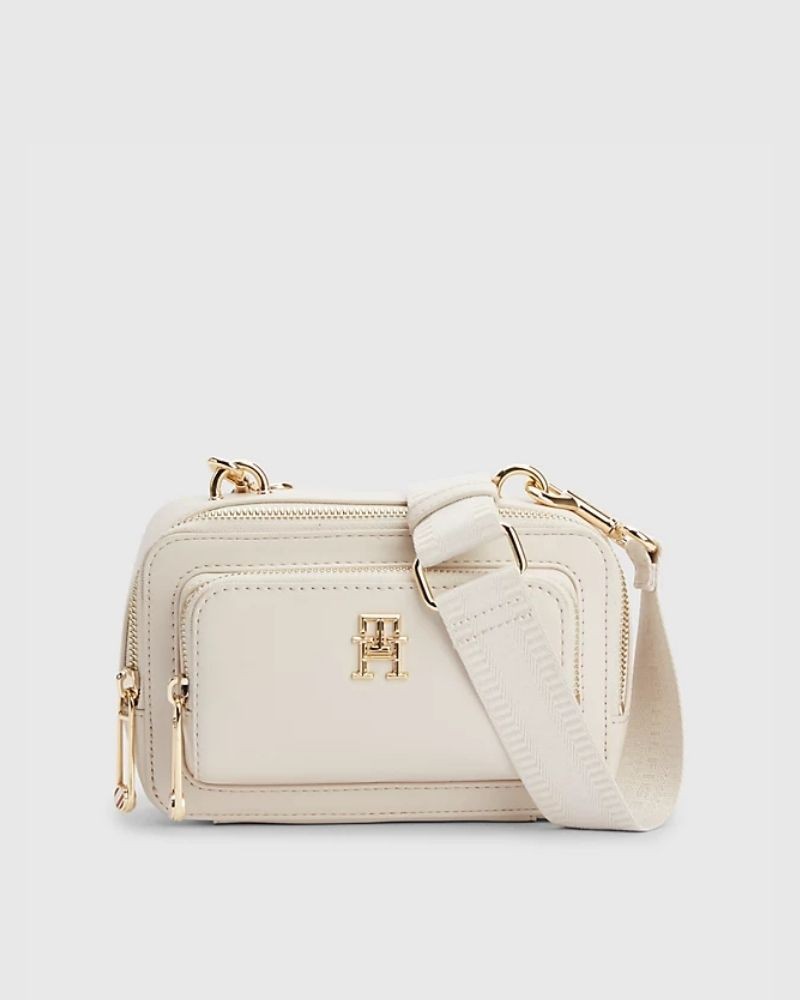TOMMY HILFIGER AW0AW14319AF4 Bolsos Pequeño Mujer Beige