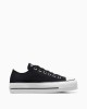 CONVERSE 560250C CHUCK TAYLOR ALL STAR CANVAS PLATFORM Zapatillas Bajas Mujer Negro