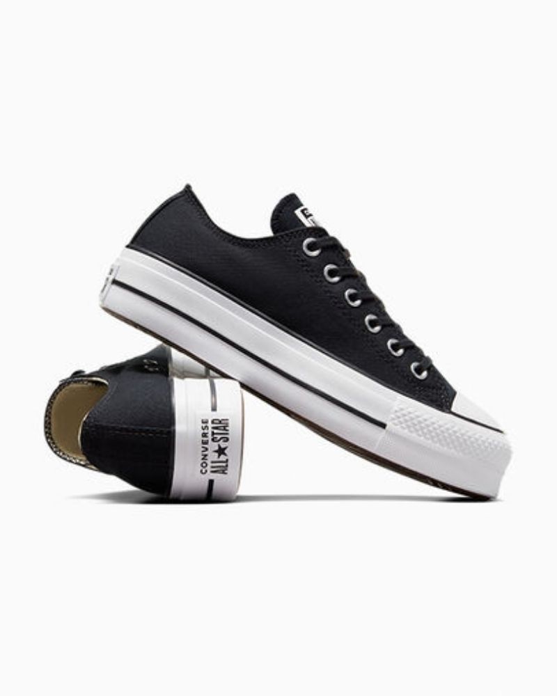 CONVERSE 560250C CHUCK TAYLOR ALL STAR LONA PLATAFORMA Ténis Baixo Mulher Preto