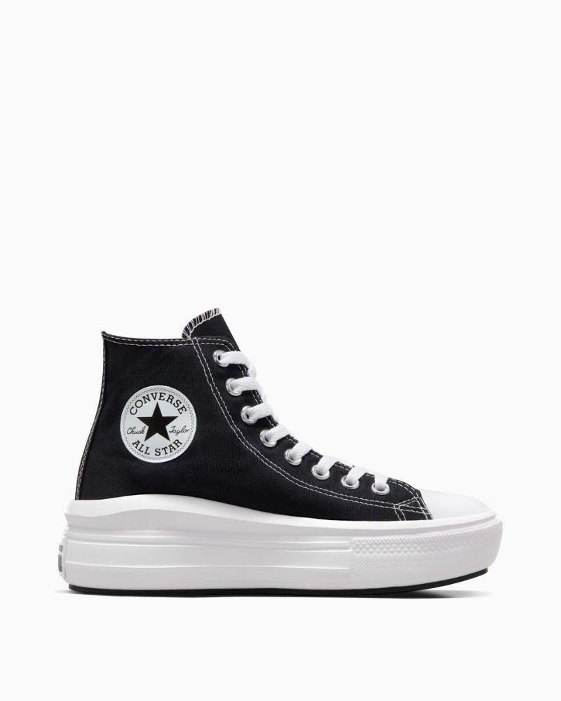 CONVERSE 568497C CHUCK TAYLOR ALL STAR MOVE PLATFORM Ténis Altos Mulher Preto