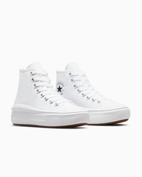 CONVERSE 568498C CHUCK TAYLOR ALL STAR MOVE PLATFORM  Ténis Altos Mulher Branco