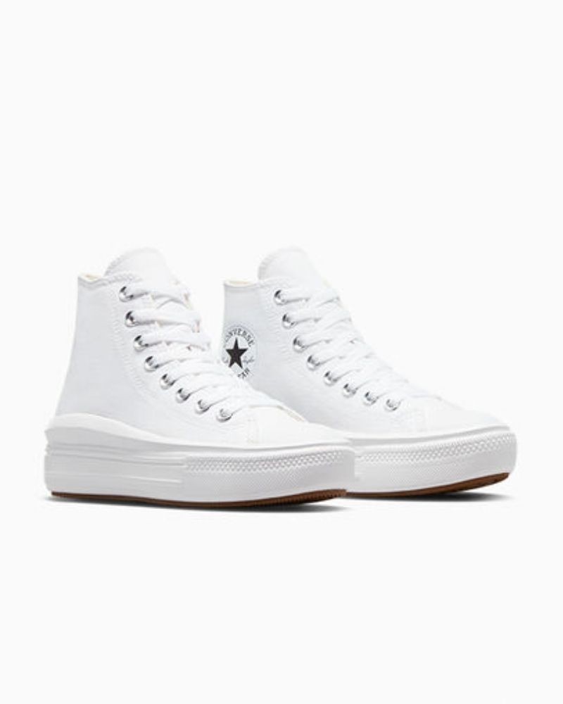 CONVERSE 568498C CHUCK TAYLOR ALL STAR MOVE PLATFORM  Ténis Altos Mulher Branco