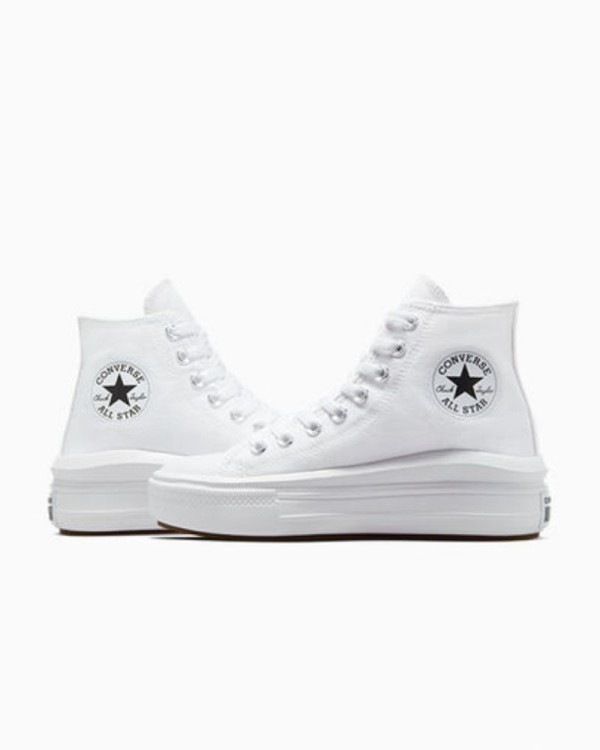 CONVERSE 568498C CHUCK TAYLOR ALL STAR MOVE PLATFORM  Ténis Altos Mulher Branco