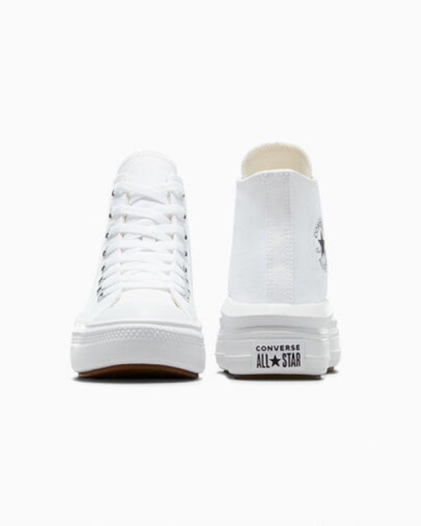 CONVERSE 568498C CHUCK TAYLOR ALL STAR MOVE PLATFORM  Ténis Altos Mulher Branco
