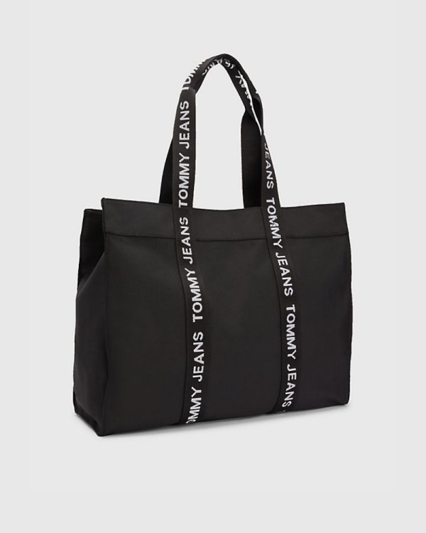 TOMMY HILFIGER AW0AW145490GJ Bolsos Shopper Mujer Negro