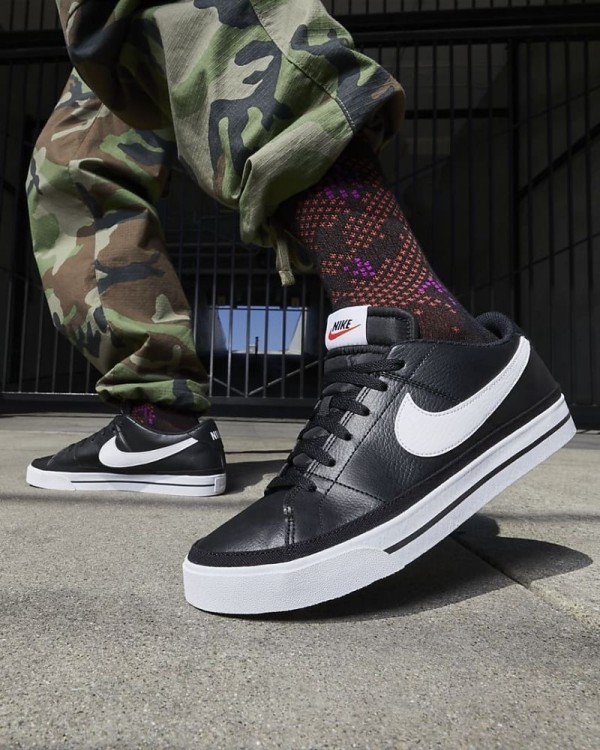 NIKE DH3162 COURT LEGACY Sapatilhas Baixas Homem Preto