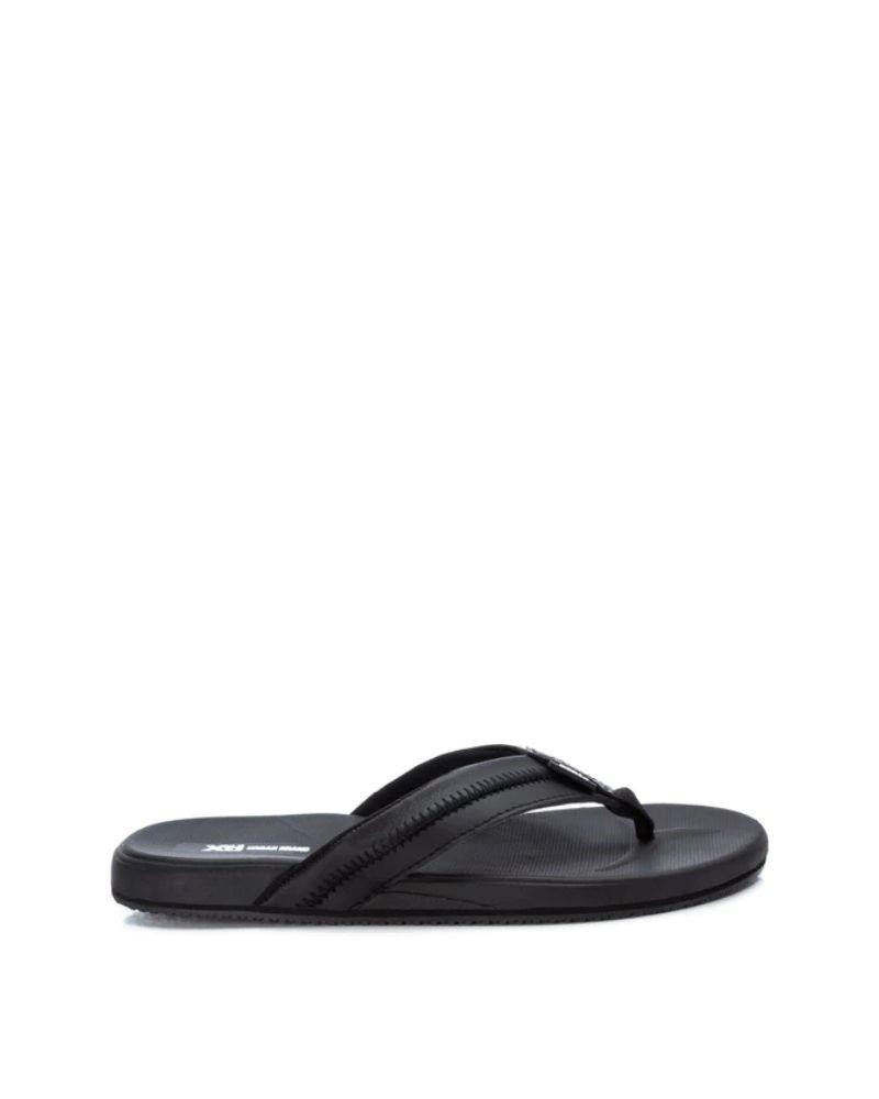 XTI 140724 Sandalias Abiertas Chancletas Hombre Negro
