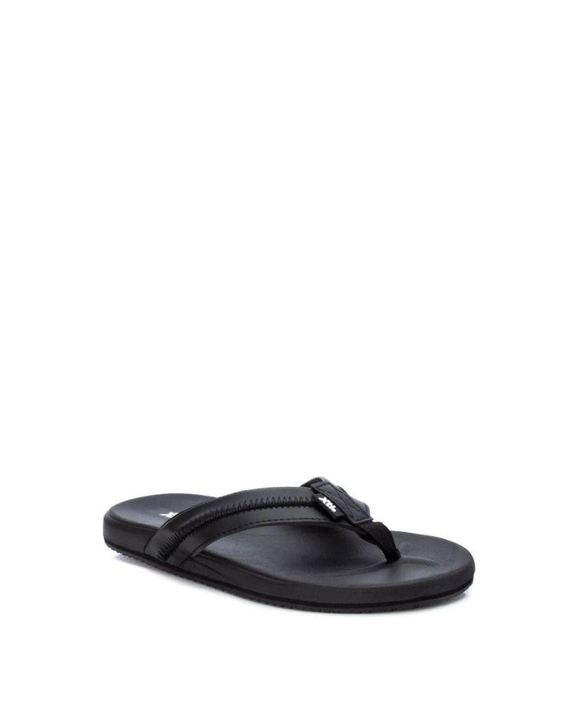 XTI 140724 Sandalias Abiertas Chancletas Hombre Negro