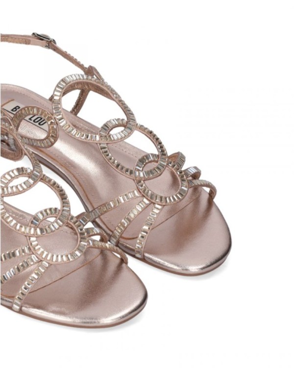 Sandalias Bibi Lou planas doradas