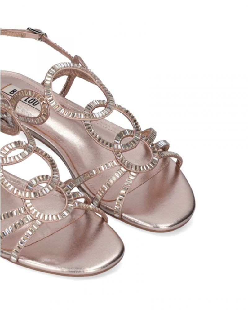 Sandalias Bibi Lou planas doradas
