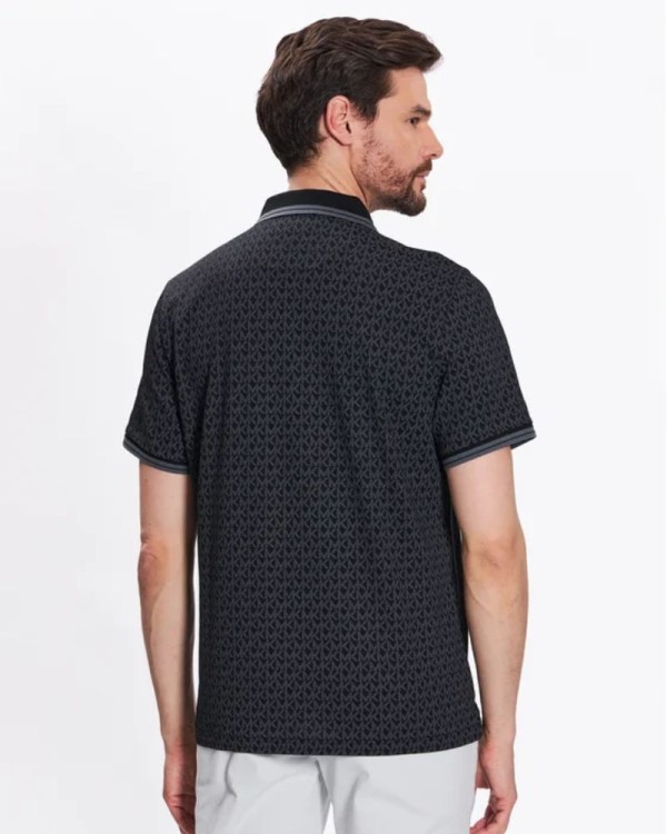 MICHAEL KORS CS250V85KS MK SIG GREENWICH POLO T-shirts Manga curta Polos Homem Preto