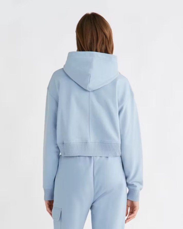 CALVIN KLEIN J20J220438DAR Camisolas Manga comprida Capuz Mulher Azul