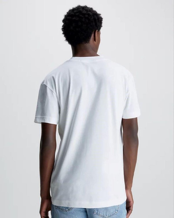 CALVIN KLEIN J30J323253YAF T-shirts Manga curta Homem Branco