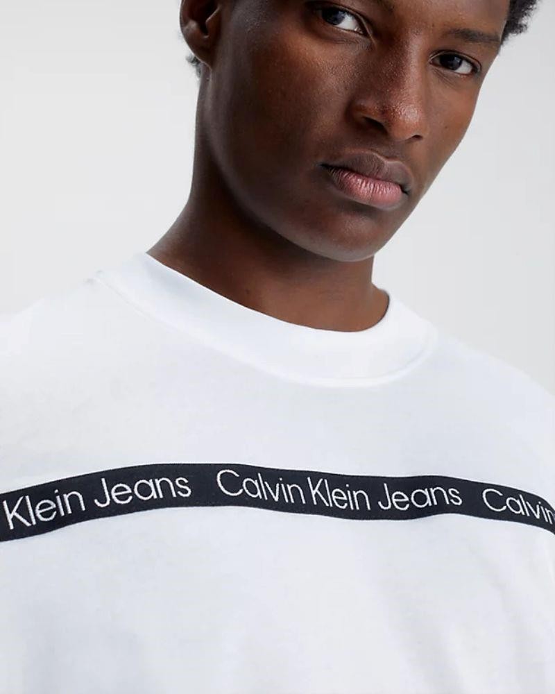 CALVIN KLEIN J30J323253YAF Camisetas Manga corta Hombre Blanco
