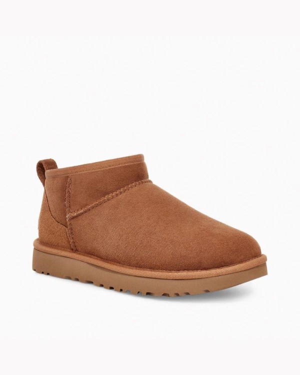 UGG Botas De pelo Australianas Mujer Marrones 1116109 CLASSIC ULTRA MINI